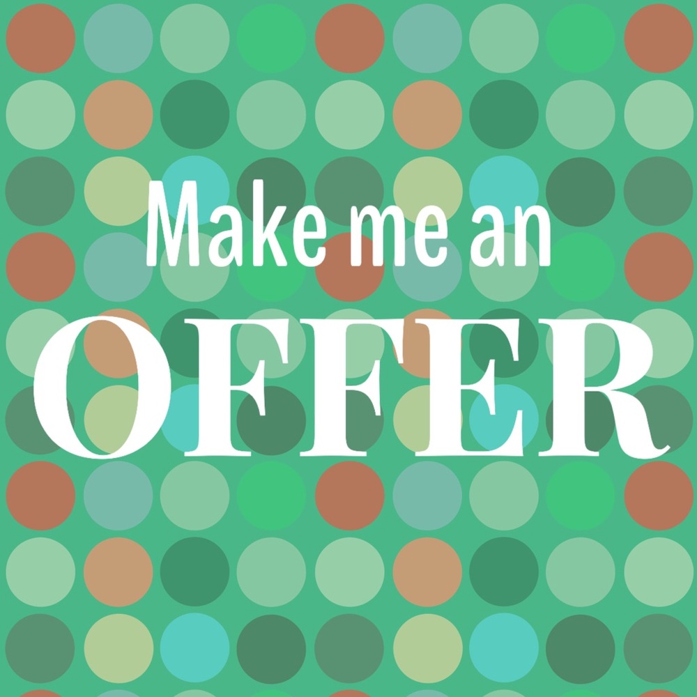 Make an offer on any item or bundle